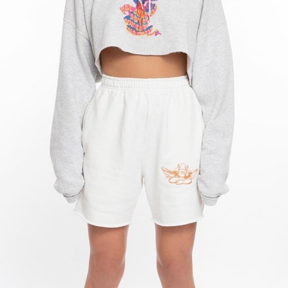 BOYS LIE CLASSIC V2 BRILLIANT WHITE SHORTS SZ S M - Picture 1 of 10